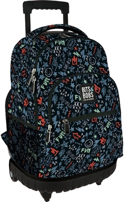 MOCHILA ROLLER B&B PEACE 37x52x25cm