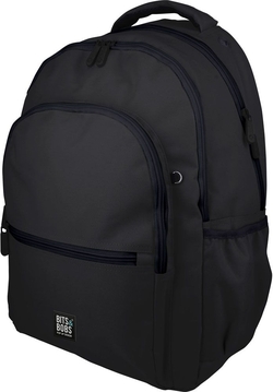 MOCHILA ROOMY B&B NEGRA 33x46x22,5cm