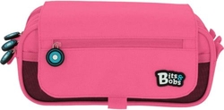 PORTATODO TRIPLE SOLAPA BITS & BOBS ROSA 23X10X10 CM