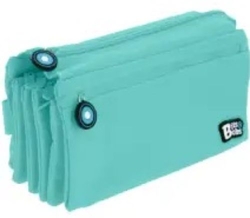 PORTATOT CUADRUPLE PLANO BITS & BOBS BLAU CLARO 23X12 CM