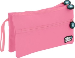 PORTATODO DOBLE PLANO BITS & BOBS ROSA CLARO 24,5X9,5 CM