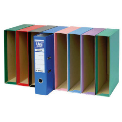 CAJA ARCHIVADOR DE PALANCA Fº UNISYSTEM LILA