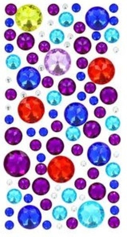 BLISTER FIGURAS ADHESIVAS CRISTAL CIRCULOS ASSORTITS