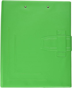 CARTAFOL 4 ARGOLAS 40MM E MINICLIP PVC VERDE CLARO