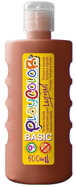 BOTE TEMPERA LIQUIDA BASIC 500ML MARRON
