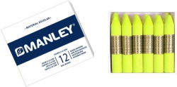 C/12 CERAS MANLEY UNICOLOR Nº2 AMARELO LIMÃO