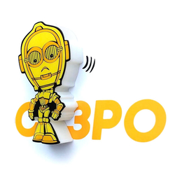 Lampara 3D Light Fx Mini C-3Po Star Wars