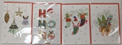 TARJETA DE NAVIDAD DISEÑO ADORNOS NAVIDEÑOS MODELOS SURTIDO
