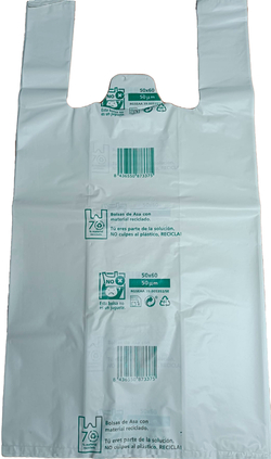 PAQ/40 BOLSAS CAMISETA 48X60 RECICLADA