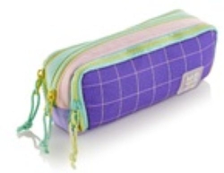 PORTATDO TRIPLE ORGANIZADOR RECICLADO RIDER VIOLETA