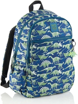 MOCHILA TRIPLE LISBOA RECICL FOSSIL 420x280x110mm