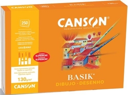 C/250 LAMINAS DESENHO BASIK A4 13OG. RECUADRO E CAJETIN