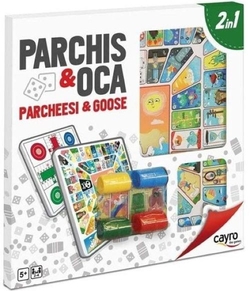 TAULER PARCHIS OCA FUSTA AMB ACCESSORIS 40X40CM
