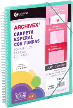 VIEW BINDER 30 POCKETS A4 ARCHIVEX STAR GREEN