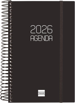 (CAT) AGENDA ANUAL 2026 OPAQUE E5 1DP NEGRE