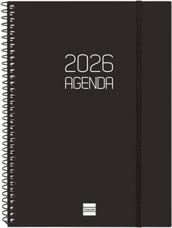 (CAT) AGENDA ANUAL 2026 OPAQUE E10 NEGRE