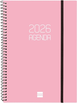 (CAT) AGENDA ANUAL 2026 OPAQUE E10 SVH ROSA