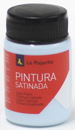 C/6 FRASCO PINTURA ACETINADA A PAJARITA AZUL PASTEL L14