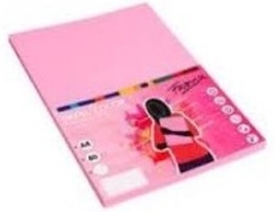PACK A4 100H 80G COULEUR ROSA FABRISA