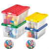 CAJA MULTIUSOS 37X22X16CM POLIPROPILENO COL. SURTIDOS