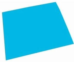 BLISTER 10 LAMINAS BORRACHA EVA COR TURQUESA 20X30CM FAIBO
