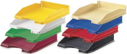C/10 BANDEJA SOBREMESA PLASTICO COR AZUL 350X250X65MM