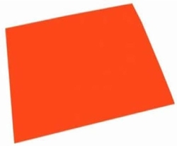 BLISTER 10 LAMINAS BORRACHA EVA COR LARANJA 20X30CM FAIBO