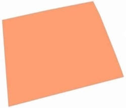 BLISTER 10 LAMINAS BORRACHA EVA COR PELE 20X30CM FAIBO