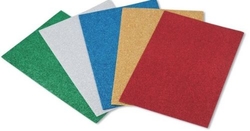 PACK 3 LAMINAS GOMA EVA PURPURINA BLANC 20X30 CM