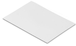 BLISTER 10 LAMINAS GOMA EVA COLOR BLANC 20X30CM FAIBO