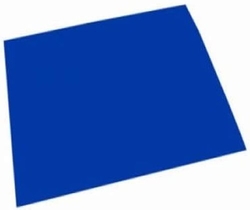 BLISTER 10 LAMINAS BORRACHA EVA COR AZUL ESCURO 20X30CM