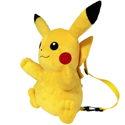 Mochila Peluche Pikachu Pokemon 36Cm