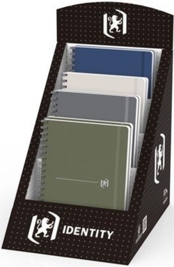 Expositor 8 cuaderno espiral b5 96h dots tapa extradura