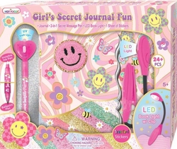 DIARIO CON MENSAJES SECRETOS GROOVY FLOWER HOT FOCUS