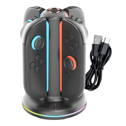 Blackfire Quad Charging Dock Joycon Rgbled Switch 2