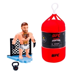Ufc Punching Bag Figura Articulada 7 -5 Cms + Set Lucha 1 Un