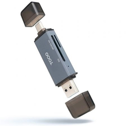 Lector De Tarjetas Externo Tooq Tqr-3001G/ Usb 3.0 Y Usb Tip
