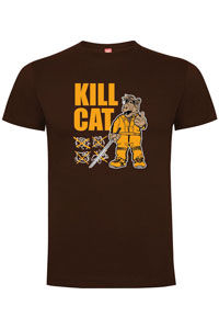 CAMISETA KILL CAT CHOCO HOME S
