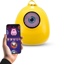 Mochila Con Pantalla Led Woxter Loy-Big Eye/ Amarilla