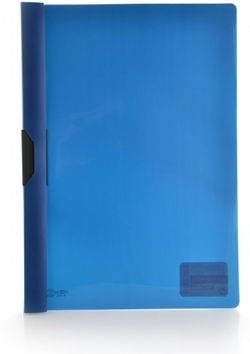 PAQ/10 DOSSIER CLIP-IT SUPRA A4 CAPACIDAD 60 HOJAS AZUL