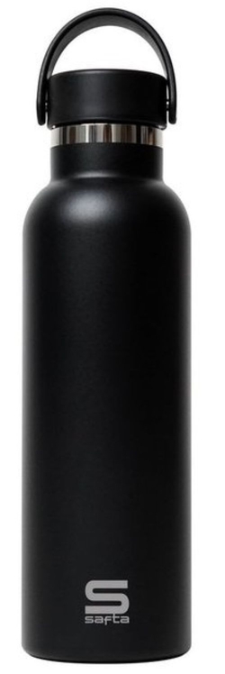 BOTELLA TERMO 600ML SAFTA NEGRO 25x7,3x7,3cm