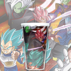 Vaso Lenticular 3D Future Trunks Dragon Ball Super 50Ml