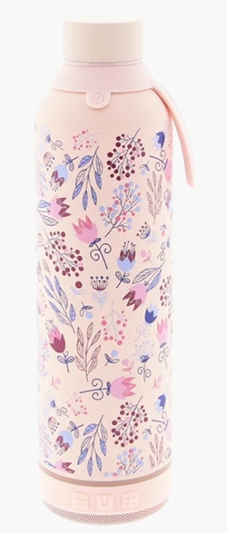 BOTELLA 600ML CON ALTAVOZ PINK SPRING FLOWERING