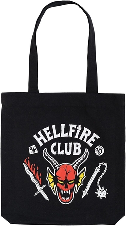 BOLSO DE TELA STRANGER THINGS HELLFIRE CLUB