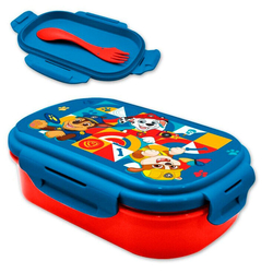 Sandwichera + Cubierto Patrulla Canina Paw Patrol