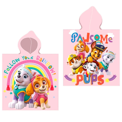 Poncho Toalla Patrulla Canina Paw Patrol Algodon 10 Unidades
