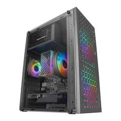 Caja Compacta Microatx Mars Gaming Mc-Core Black Frontal Met