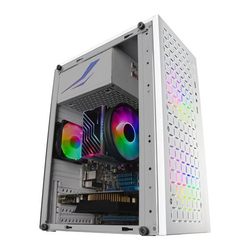 Caja Compacta Microatx Mars Gaming Mc-Core White Frontal Met