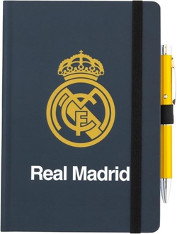 CAHIER PREMIUM A5 AVEC STYLO PROYECTOR REAL MADRID