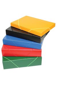 PACK/2 DOSSIER PROYECTOS GOMMES Fº PAPIER CARTON G. L. 3CM VERT